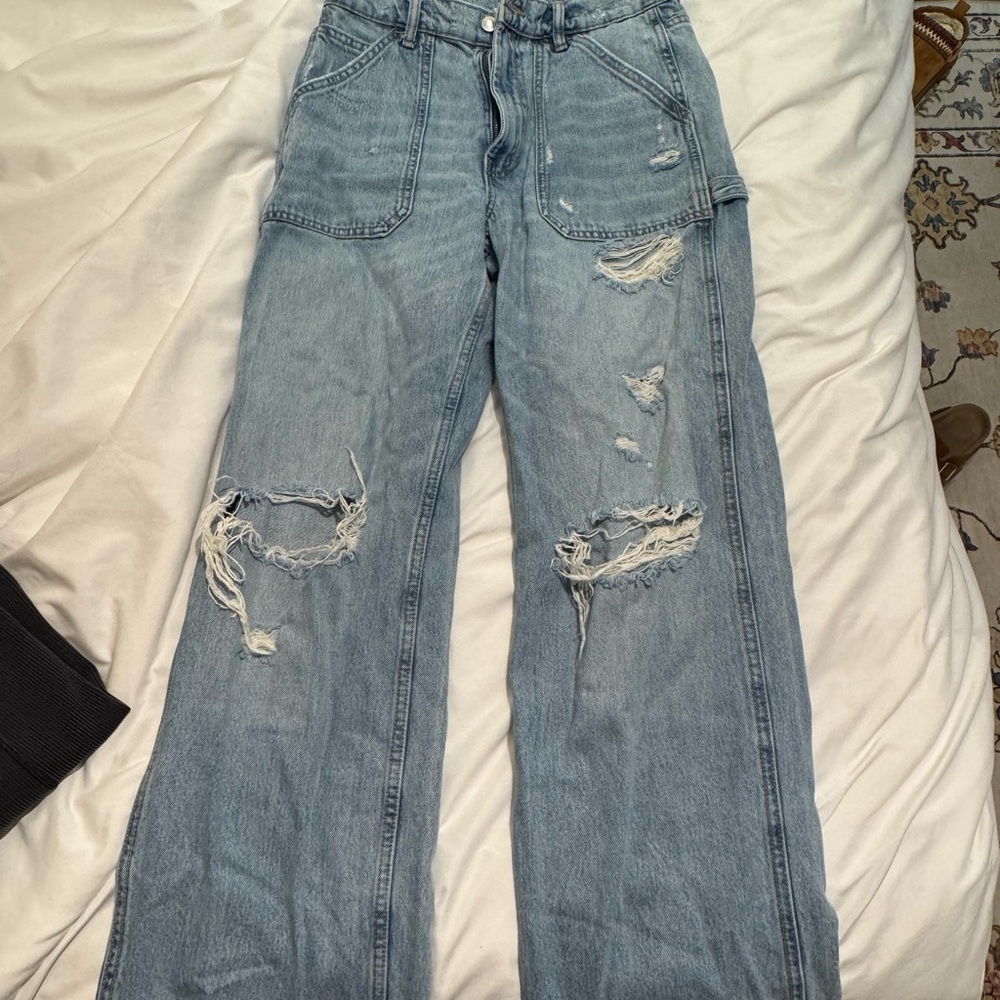 Zara wide leg jeans